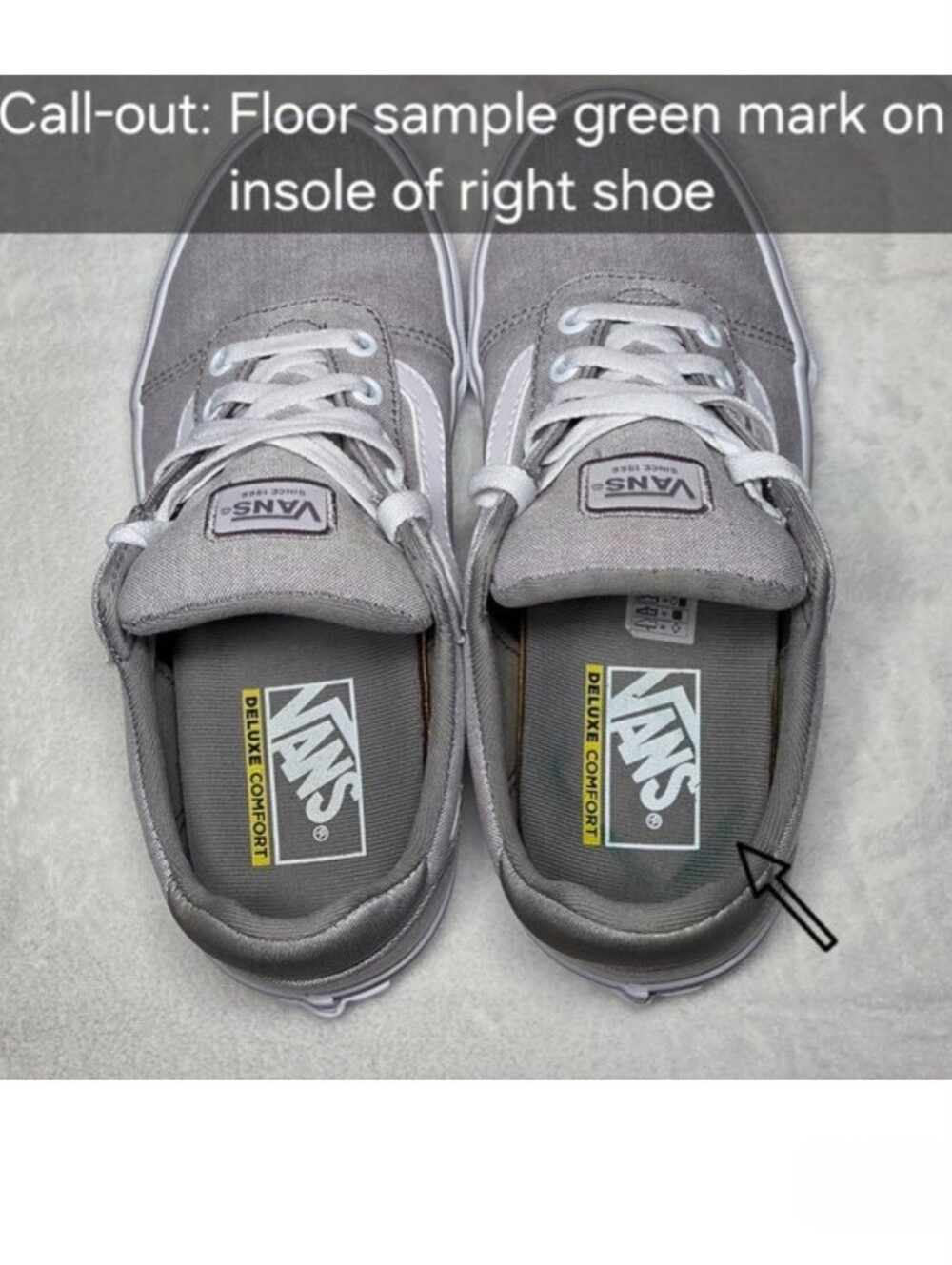 VANS Ward Deluxe Summer Canvas Grey Sneakers – Size: 7.5 W NWOT - Picture 11 of 12